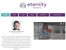 Tablet Screenshot of eternitymedicine.com